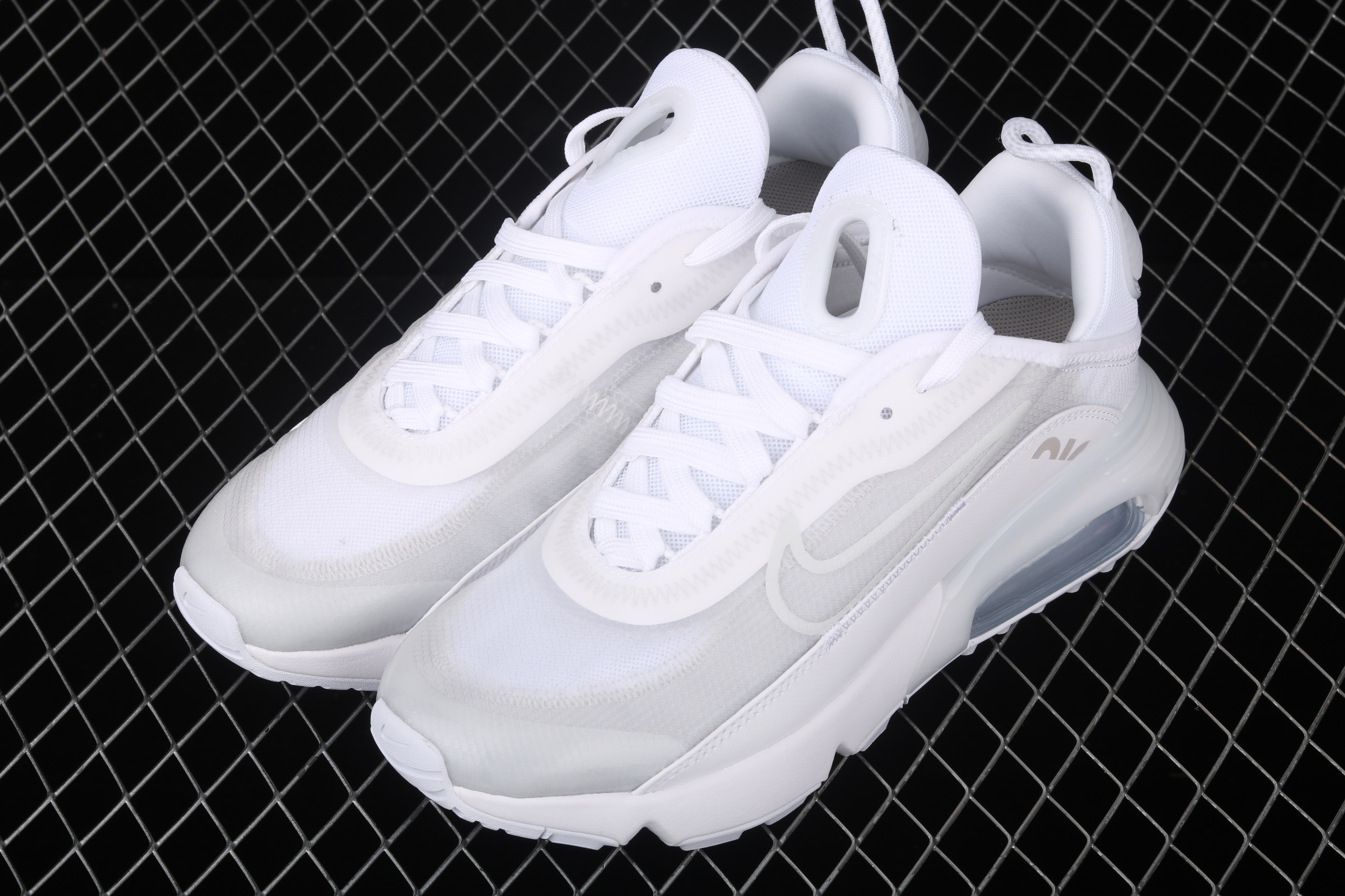 New Men Nike Air Max 2090 Pure White Running Shoes